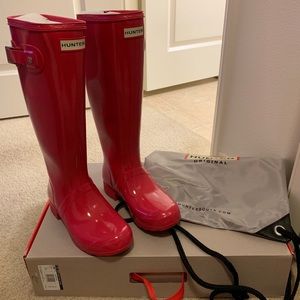 Hunter Original Tour Gloss Packable Rain Boot